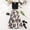 Black, variant on RTKFRFLM Girls 2-Piece Leaf Print Summer Set Square Neck Sleeveless Knit Top and Matching Floral Skirt Fashionable Casual Clothes for Big Girls and Ages 7-12 Years Old