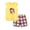 Yellow, variant on Hiijoy Toddler Girls Cotton Outfits Summer Ladybug Print Tank Top Shorts Set, Sizes 1-2Y