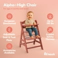 thumbnail image 3 of hauck Alpha+ Grow Along Adjustable Wooden Highchair, Beechwood, Cork Finish, 3 of 7