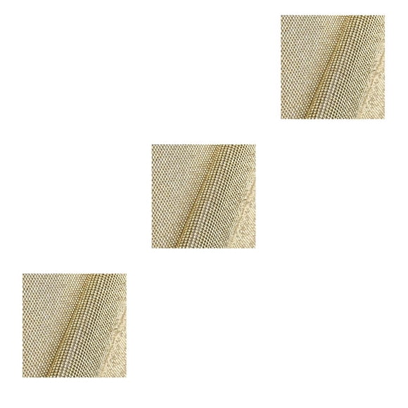Inteprter Cinta de diamantes de imitación de cristal accesorios de ropa pegatina suministros para el hogar para teléfono de coche amarillo amarillo claro 8 cinta de doble cara 3piezas