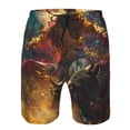 thumbnail image 3 of Fotbe Colorful Bull Western Man Trajes de Baño Estampados para Hombre, Shorts de Verano de Secado Rápido, Ropa de Playa, Bañadores-X-Large, 3 of 6
