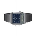 thumbnail image 2 of Casio Reloj Vintage Analógico-digital de Doble Hora con Brazalete de Acero Inoxidable y Esfera Azul, de Cuarzo, Unisex, Modelo AQ-800EB-2A, 2 of 2