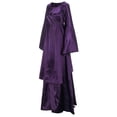 thumbnail image 2 of FRSASU Plus Size Dress Clearance Women Plus Size Solid C Long Sleeve Bandage Long Party Dress, 2 of 7