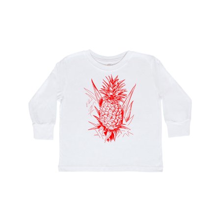 

Inktastic Unpicked Pineapple in Red Gift Toddler Boy or Toddler Girl Long Sleeve T-Shirt