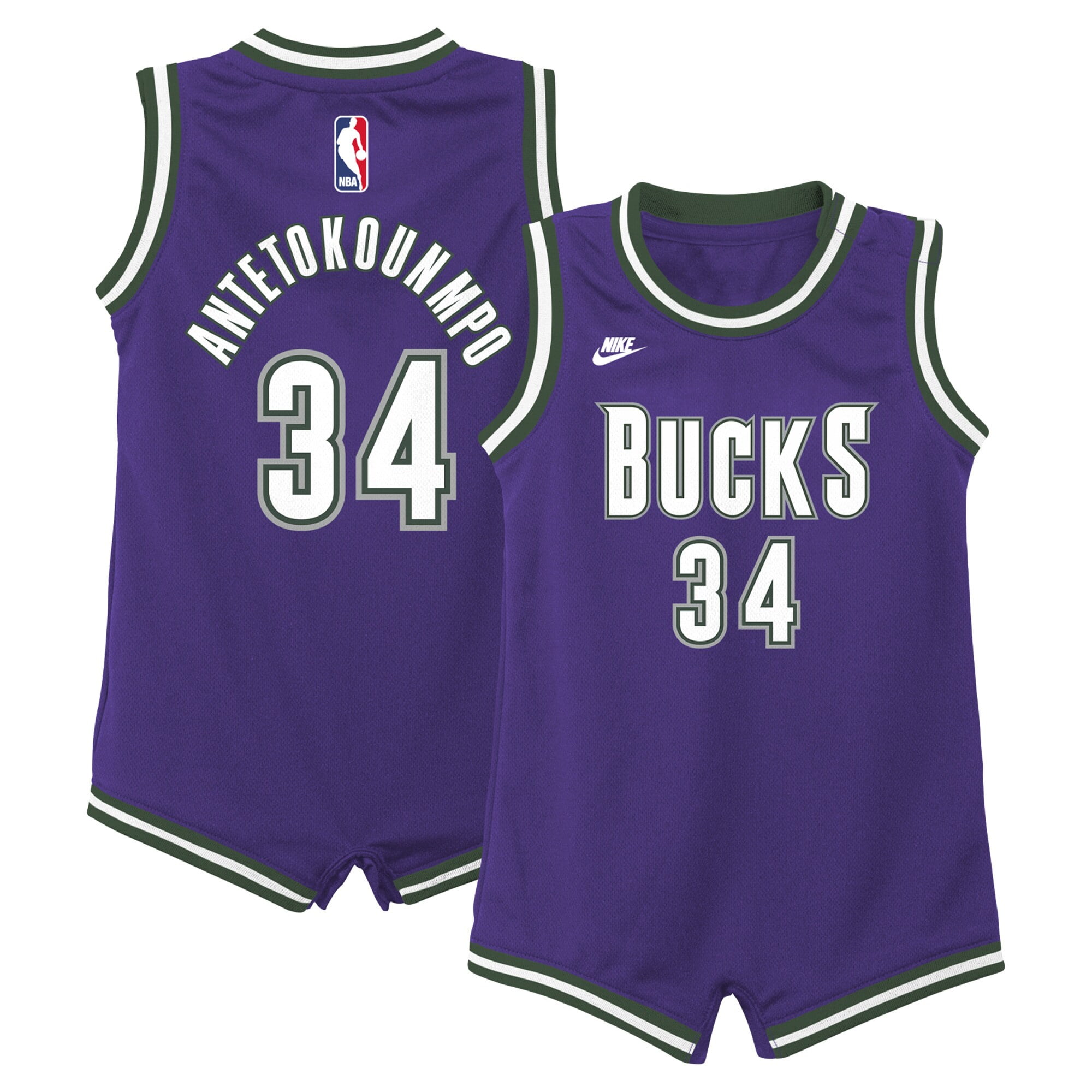 Milwaukee Bucks Infant Basketball Jersey Custom Antetokounmpo