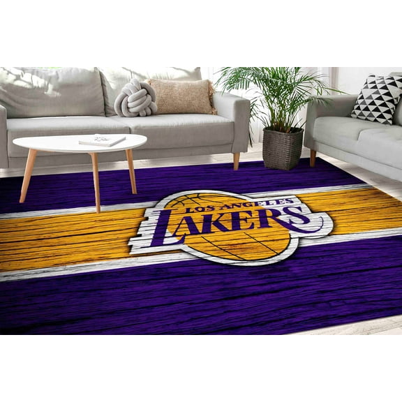 Non-Slip Carpet Rug, Thin Rug, Man Cave Rugs, Basketball Rugs, Hallway Rug, Gym Rugs, Housewarming Gift Rug, Purple Rug, Wedding Rug, 5.2'x7.5' - 160x230 cm