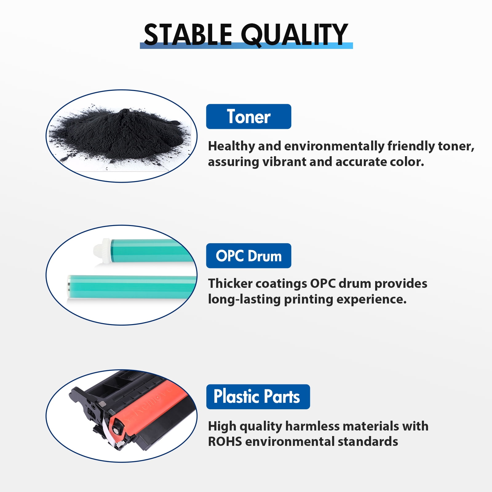 58A Toner Cartridge Black Compatible for HP 58A CF258A 58X CF258X Toner Laserjet Pro M404dn M404n MFP M428fdw M428fdn M406dn M430f Printer Ink
