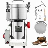 KFFKFF 750g Electric Grinder for Grains, 2000W Speedy Spice Mill, Stainless Steel Powder Pulverizer, Ideal for Dry Grains, Spices, Cereals, Coffee, Corn, Pepper, with a Swing Design