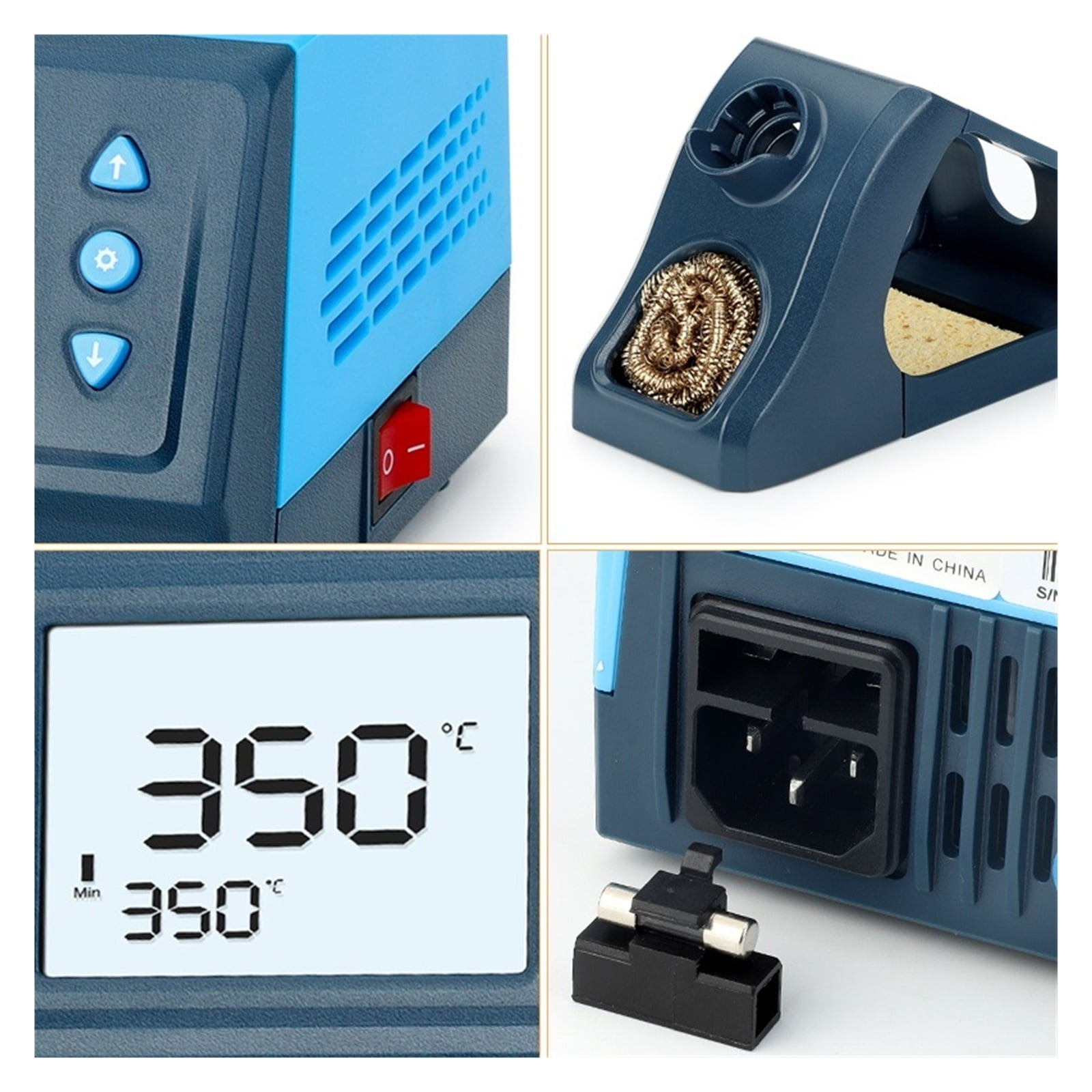 75W Electric Soldering Iron Constant Adjustable Temperature Welding Repair Digital Display T12 Soldering Station ,High Temperature Resistant