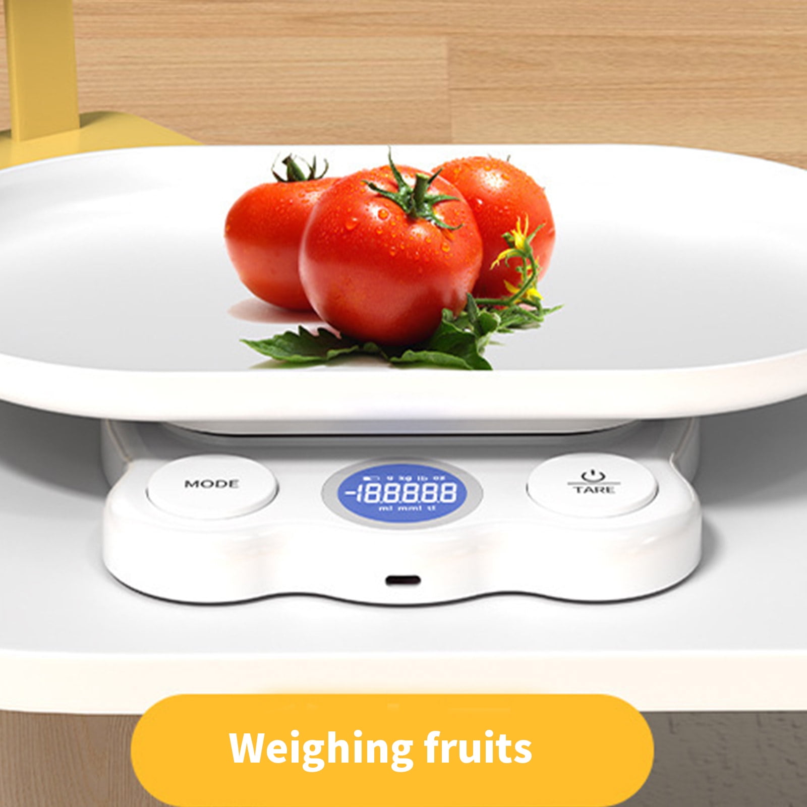 Digital Infant and Pet Scale with LED Screen and Detachable Tray Dog Weighing Scale for Accurate Weighing Up to 11lb