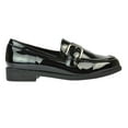 thumbnail image 5 of XY London Womens Kali Patent Chunky Sole Buckle Loafers, 5 of 5