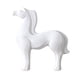 thumbnail image 2 of Linda escultura de caballo de resina, artesanía decorativa, estatua de animal para oficina, niños Blanco 11x9.8x3in, 2 of 9
