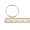 thumbnail image 4 of Uxcell 60mm(2.36") Outer Dia. 3mm Thickness Welded O Ring 304 Stainless Steel 15 Pack, 4 of 5
