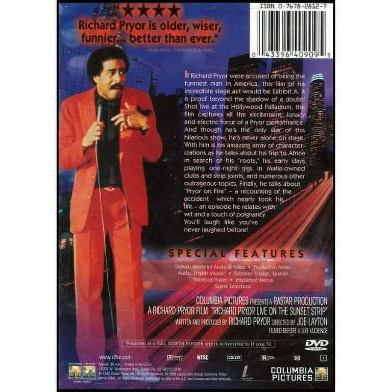 Richard Pryor: Live on the Sunset Strip (DVD), Sony Pictures