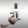 thumbnail image 2 of 3.5 Inch 316SS High Temp Glass Filled Nylon 1-3/8 Inch Stem Caster with Brake, 2 of 2