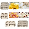 thumbnail image 3 of Wosthever Bandeja para hornear Pata de gato Antiadherente Recubrimiento antiadherente Bandeja para hornear Utensilios para hornear Molde Pastel de Cocina y Comedor 9 dorado claro Wosthever HA080358-03, 3 of 6