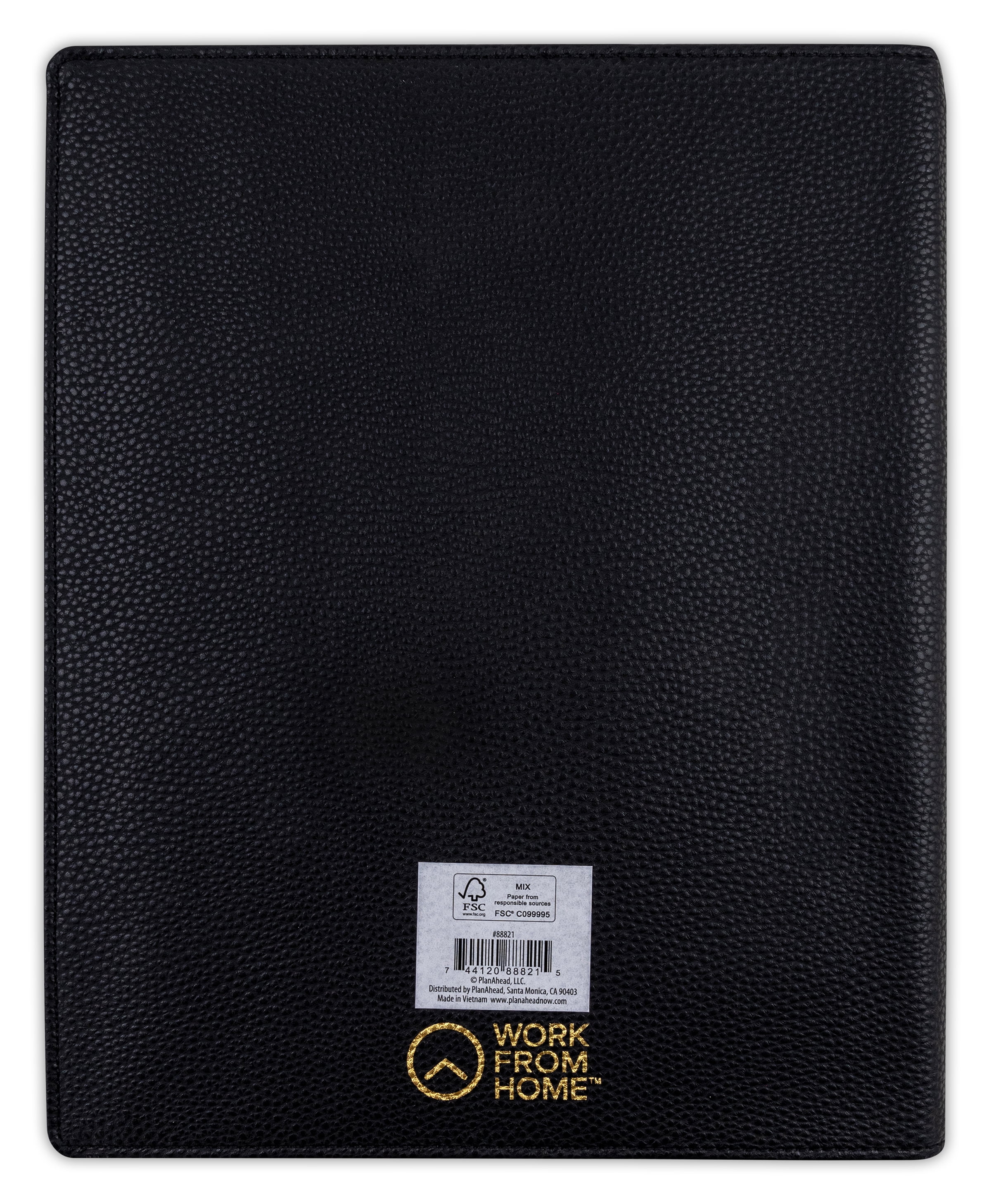 Work From Home Monthly/Weekly Planner, October 2021-December 2022, 8.25x10.25 Black
