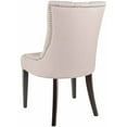 thumbnail image 6 of SAFAVIEH Abby 19"H Tufted Side Chair, Taupe, Set of 2, 6 of 6
