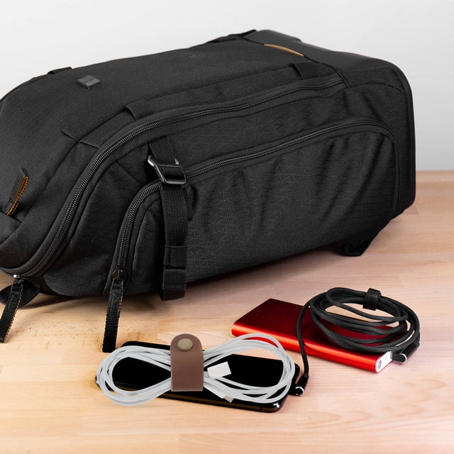 HAMPPLIES 5Ud De Cuero Para Organización De Cables Con Sencillo Y Material Resistente Para Uso Diario