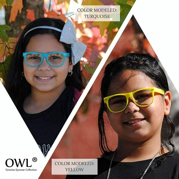 OWL Nerd Glasses for Kids UV400 Polycarbonate Clear Lens Fake Toddler Bulk Glasses 10 Pack