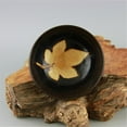 thumbnail image 2 of Song Style Jizhou Kiln Black Glaze Tea Bowl Maple Leaf Pattern Antique Replica Porcelain Gongfu Tea Cup, 2 of 10