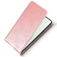thumbnail image 5 of For Honor 300 Pro Case with Card Slot Magnetic Vertical Flip Leather Phone Cover - Orange, 5 of 5