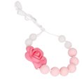 thumbnail image 2 of Colgante en forma de rosa para bebé, collar de dentición masticable, pulsera de dentición con cuentas de silicona, anillo de juguete para bebé, 2 of 8