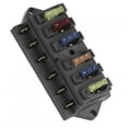 thumbnail image 2 of Car Fuse Holder Blade Fuse Box Fuse Block 6 Way Fuse Box 6 Way Blade Fuse Holder Box 12‑36V 6‑In‑6‑Out With 6pcs Fuse Universal Accessory For Car Truck, 2 of 8