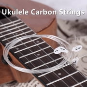 Gerich Ukulele Carbon Strings for Soprano And Concert And Tenor Ukulele 21/23/26 Inches Hawaiian Uke Fine Tuners for Beginner