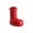 Red, variant on Christmas Ceramic Boot Vase – Green Santa Shoe Flower Pot for Holiday Décor, Desktop Ornament for Home, Office, or Gift Use (7.09 x 5.91 in)