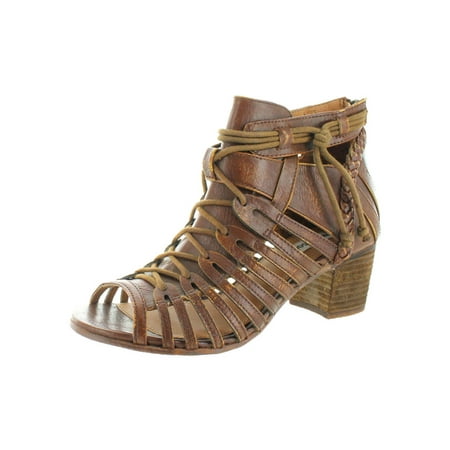 - Cupertine Women's Caged Open Toe Chunky Heel Shoes