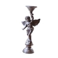 thumbnail image 3 of Candelador de pilares con candelabros de ángel, Figura de manualidades de esculturas únicas de hierro fundido para la decoración de fiestas, porche, mano izquierda, 3 of 8