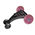 thumbnail image 3 of Rueda de coche para niños, rueda de coche giratoria de repuesto, piezas de juguete silenciosas para montar, rueda oscilante rosa, 3 of 7