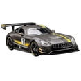 thumbnail image 4 of Coche de juguete BENZ AMG GT3 a escala 1:24 con puertas abiertas - negro, 4 of 4