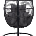 thumbnail image 4 of Basket Weave Gray Hanging Chair, 4 of 7