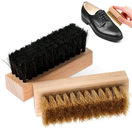 

2 Pcs Brush Shoe Cleaner Boot Polish Boots Household Soft Fur Shoes Cleaning Kit