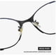 thumbnail image 4 of Stylish Computer Reading Glasses Blue Light Blocking Cat Eye Readers for Women +200 D1 Color Spring Hinge Design, 4 of 5