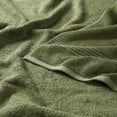 thumbnail image 6 of Superior Egyptian Cotton Absorbent Forest Green Bath Towel Set of 2, 6 of 15