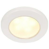 Hella Marine EuroLED 75 3" Round Screw Mount Down Light - Warm White LED - White Plastic Rim - 24V