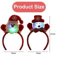 thumbnail image 2 of Diadema navideña Ropa iluminada Accesorios para diademas Diadema para fiestas navideñas, 2 of 5