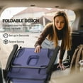 thumbnail image 6 of Resenkos Premium Foldable Recliner Chair, Comfortable Lounge Seat With Backrest, Ideal, Navy Blue, 6 of 11