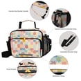 thumbnail image 3 of FORMRS Student Insulated Lunch Bag with Shoulder Strap Reusable Cooler Box for School, Pink Floral, 3 of 9