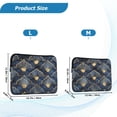 thumbnail image 4 of FORMRS 13"-13.3" Laptop Sleeve Protective Case Soft Carrying Quilted Computer Bag Cover, Elegance Art Pattern, 4 of 7