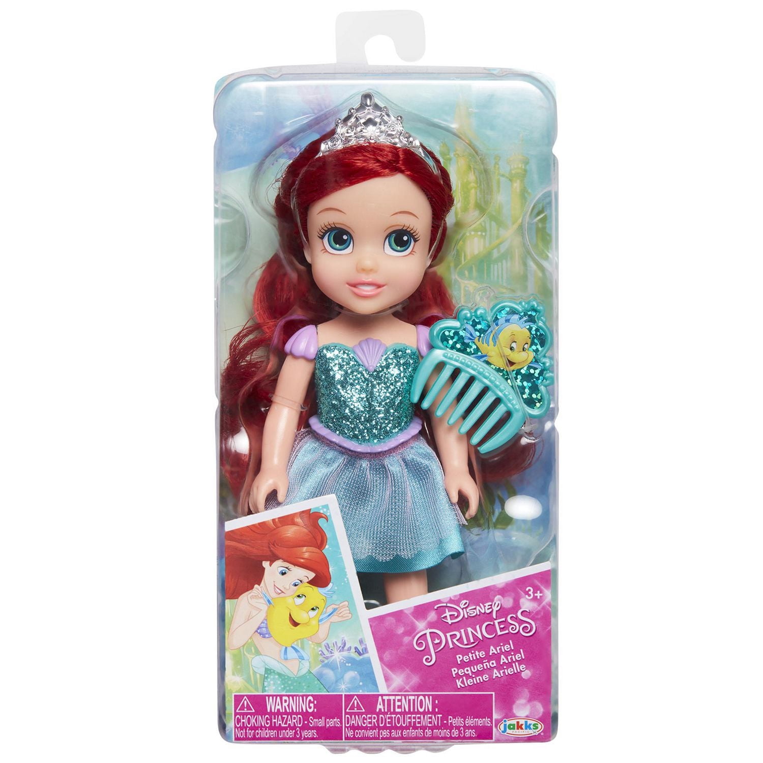 Mini poupée Ariel avec peigne