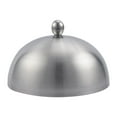 thumbnail image 1 of Cubierta para rociar,Cubierta para alimentos,Cubierta universal para polvo de platos de acero inoxidable,Cubierta para hamburguesas con cúpula para 14cmx7cm, 1 of 8