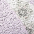 thumbnail image 5 of Cozy Line Home Fashions Inc Lola Pink Floral Cotton Quilt Bedding Set Queen 3 Piece, 5 of 5