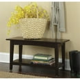 thumbnail image 5 of Shaker Cottage Tray Shelf Coat Hook with Bench Set, Chocolate, 5 of 7