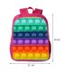 thumbnail image 2 of Bolsa de escuela para niños con impresión de burbujas de empuje de dibujos animados regalo inteligente de cognición de color JShteea libre de BPA, 2 of 8