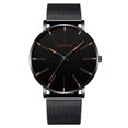 thumbnail image 3 of Resicozy Watch for Men Leather Band Wristwatch Elegant Daily Waterproof Gentleman Dress Round Case Watch C One Size, 3 of 4