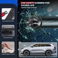 thumbnail image 2 of 2PCS,2-in-1 Window Breaker Seatbelt Cutter, One-Second Force-Driven Glass Breaker Flash Hammer, Car Emergency Escape Tool & Safety Essentials.,A, 2 of 5